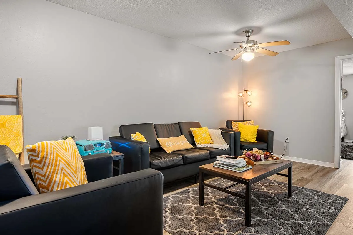 Living Room Area at Pirates Cove