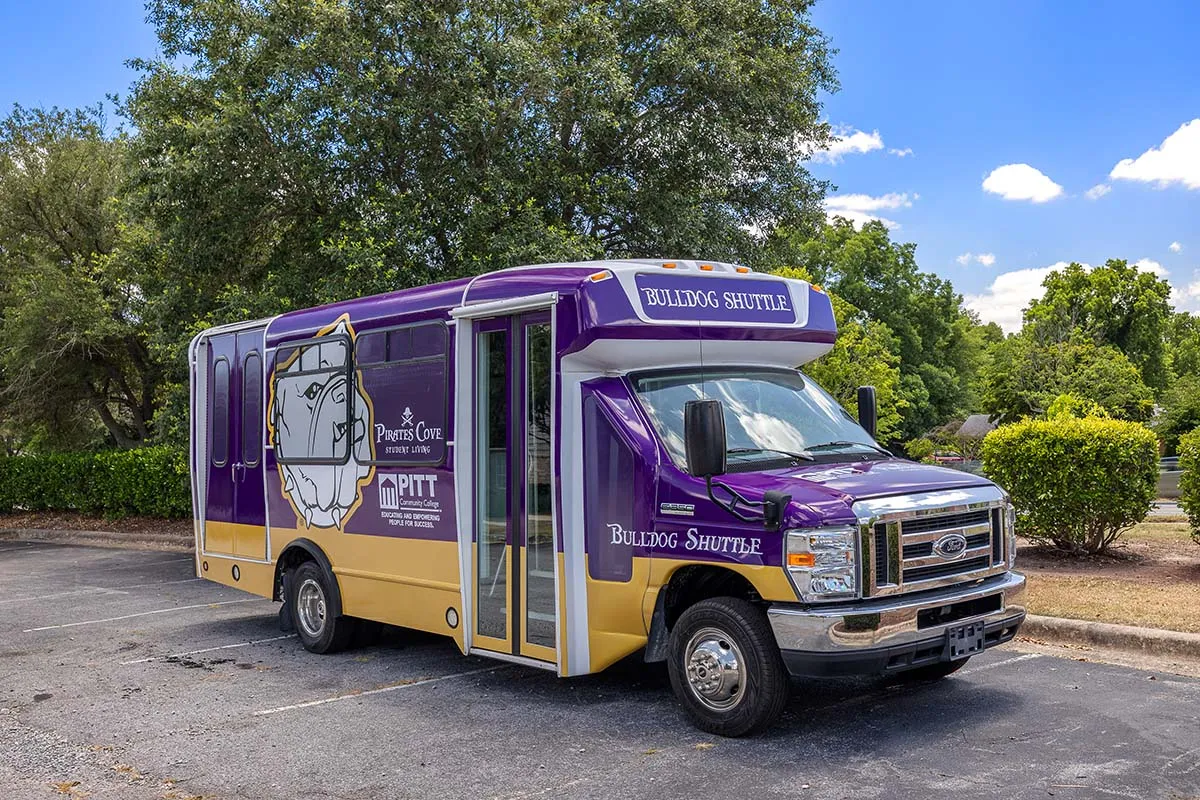 Shuttle Bus at Pirates Cove