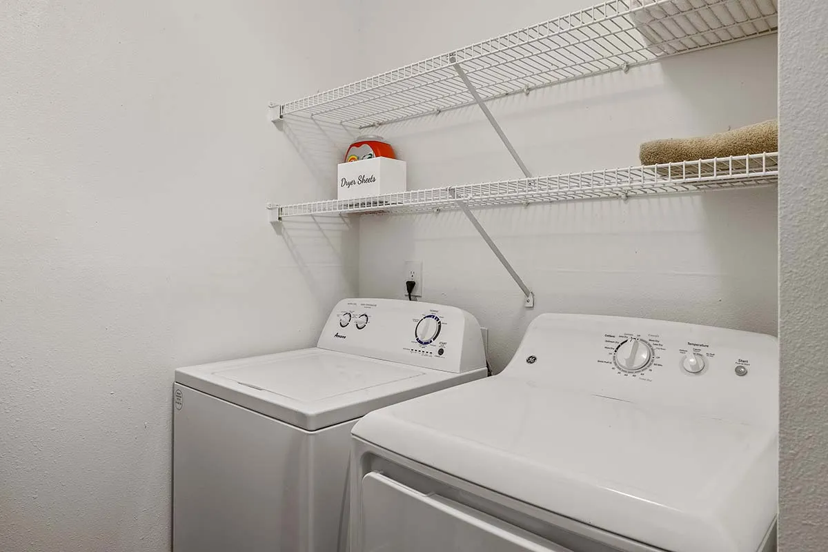 Washer Dryer at Pirates Cove